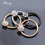 Surgical Steel Nose Ring Hoop Septum 16G Nipple Clicker