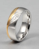 Couple Rings Wedding Ring Promise Jewelry 316L Stainless Steel