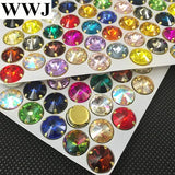Rivoli Glass Crystal Sew On Stone 6mm-18mm