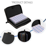 Budget Envelopes Wallet System with 12 Envelopes and 12 Sheets