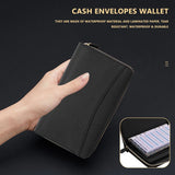 Budget Envelopes Wallet System with 12 Envelopes and 12 Sheets