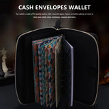 Budget Envelopes Wallet System with 12 Envelopes and 12 Sheets