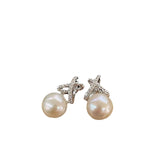 925 Silver Sterling Freshwater Pearl Earrings For Women