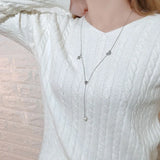Women Star Pendant 925 Sterling Silver Necklace