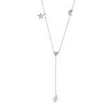 Women Star Pendant 925 Sterling Silver Necklace