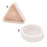 Triangle Silicone Mold Evil Eye Resin Mold