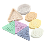 Triangle Silicone Mold Evil Eye Resin Mold