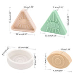 Triangle Silicone Mold Evil Eye Resin Mold