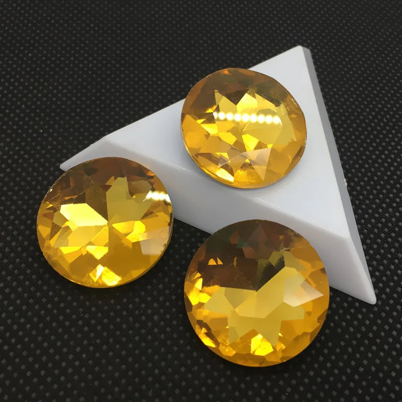 8-27mm Round Baoshihua Glass Crystal Stone Rhinestone