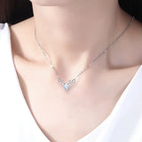 Moonstone Deer Has You Sterling Silver Necklace 925 Female Style