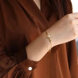 Hetian Jade Little Crab Retro Women's Bracelet
