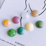 Retro Blooming Resin Patch Earrings Hairpin Material