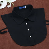 Peter Pan Collar Half-Length Shirt Collar Decoration