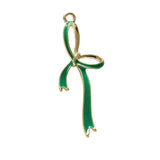 Alloy Tassel Bow Pendant DIY Jewelry Earrings Accessories