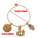 Hamsa Hand of Fatima Bracelets - Ayatul Kursi - Islamic Jewelry