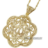Allah Muslim Copper Crystal Pendant Necklace for Women & Men