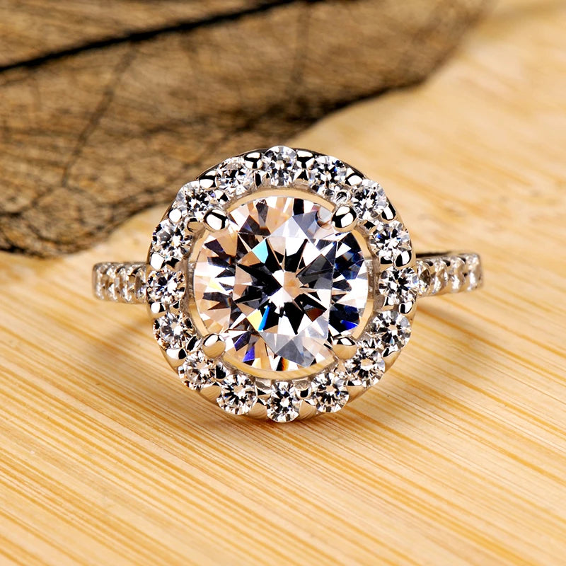 Allergy Silver Rings Women Circle Personality Gift Plated Jewelry