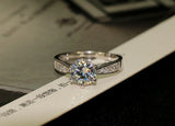 Sparkling Cubic Zirconia Wedding Rings for Women