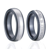 Cubic Zirconia Anniversary Couple Rings Men Women Wedding Band