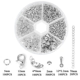 Alloy Jewelry Findings Set Lobster Clasp Jump Rings DIY Jewelry Kit