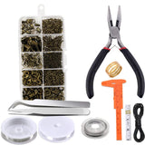 Alloy Jewelry Findings Set Mixed Styles Tools Clip Buckle Lobster Clasp