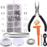 Alloy Jewelry Findings Set Mixed Styles Tools Clip Buckle Lobster Clasp