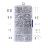Alloy Jewelry Findings Set Mixed Styles Tools Clip Buckle Lobster Clasp