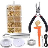 Alloy Jewelry Findings Set Mixed Styles Tools Clip Buckle Lobster Clasp