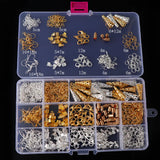 Alloy Jewelry Findings Set Earrings Hook Clasp Rings