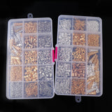 Alloy Jewelry Findings Set Earrings Hook Clasp Rings