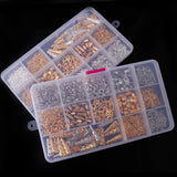 Alloy Jewelry Findings Set Earrings Hook Clasp Rings