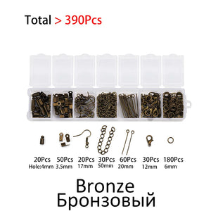 Alloy Jewelry Findings Set for DIY Making Kit