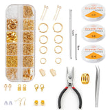 Alloy Jewelry Making Kit Accessories Set Lobster Clasp Earring Hook DIY Findings