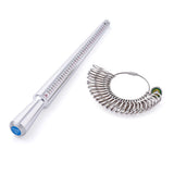 Alloy American Calibration Ring Sizers Ring Mandrel Jewelry Measuring Tool Set