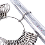 Alloy American Calibration Ring Sizers Ring Mandrel Jewelry Measuring Tool Set