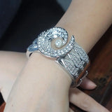 Alloy Bangle Bracelet Rhinestone Bracelets For Ladies
