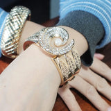 Alloy Bangle Bracelet Rhinestone Bracelets For Ladies