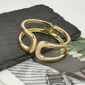 Alloy Geometric Cuff Bracelet for Women