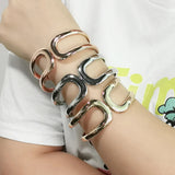 Alloy Geometric Cuff Bracelet for Women