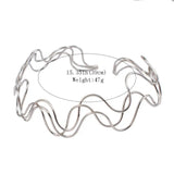 Alloy Wave Shape Choker Necklace for Women