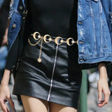 Alloy Body Chain Belly Chain Women Moon Star Dress Chain Retro Street Metal