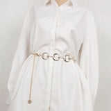 Alloy Body Chain Belly Chain Women Moon Star Dress Chain Retro Street Metal