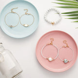 Alloy Bracelet Set Crab Heart Turquoise Bracelet Five Piece Set Earrings