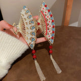 Alloy Claw Clip Clamp Flower Rhinestone Pearl Rose Tassel Clip Head Accessories