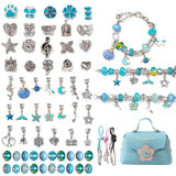 Alloy DIY Jewelry Accessories Set Handbag Bracelet Necklace Beads Box Kit