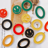 Alloy Dripping Oil DIY Jewelry Earring Accessories