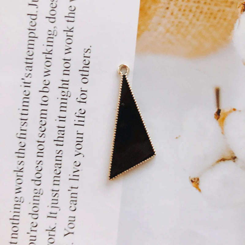 Alloy Dripping Oil Pendant Necklace Charms DIY Material