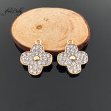 Metal Rhinestone Button for DIY Hair Accessories