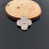 Metal Rhinestone Button for DIY Hair Accessories