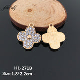Metal Rhinestone Button for DIY Hair Accessories